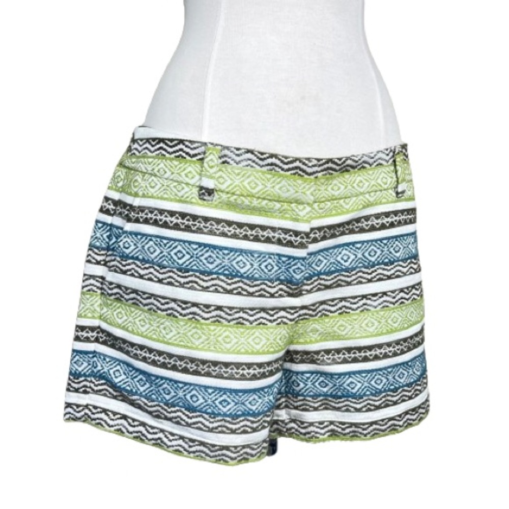 Loft “Riviera” Embroidered Shorts by Ann Taylor | Pockets Jacquard Fabric Sz 16